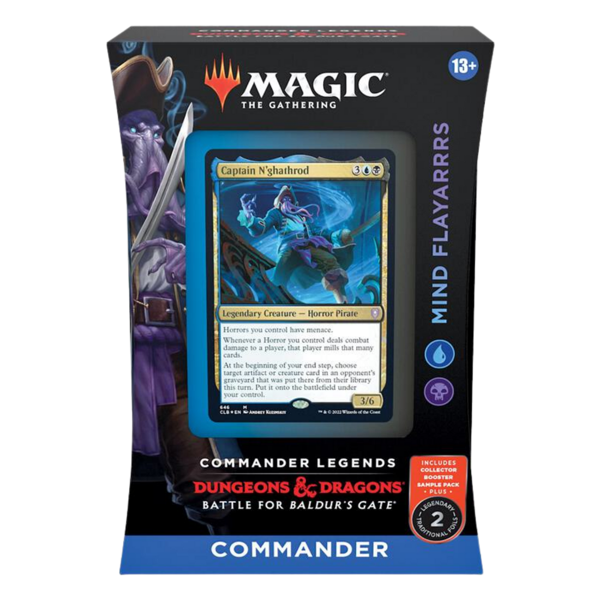 Magic The Gathering Commander Legends: Battle For Baldur'S Gate - Mind Flayarrrs Commander Deck