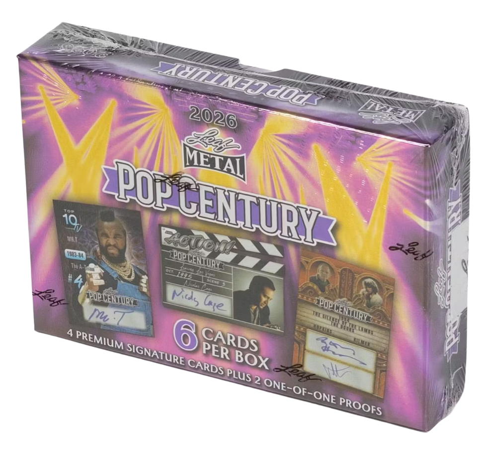 Pokémon 2026 Leaf Metal Pop Century Hobby Box