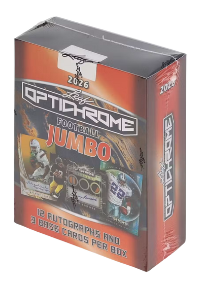 Sports 2026 Leaf Optichrome Football Hobby Jumbo Box