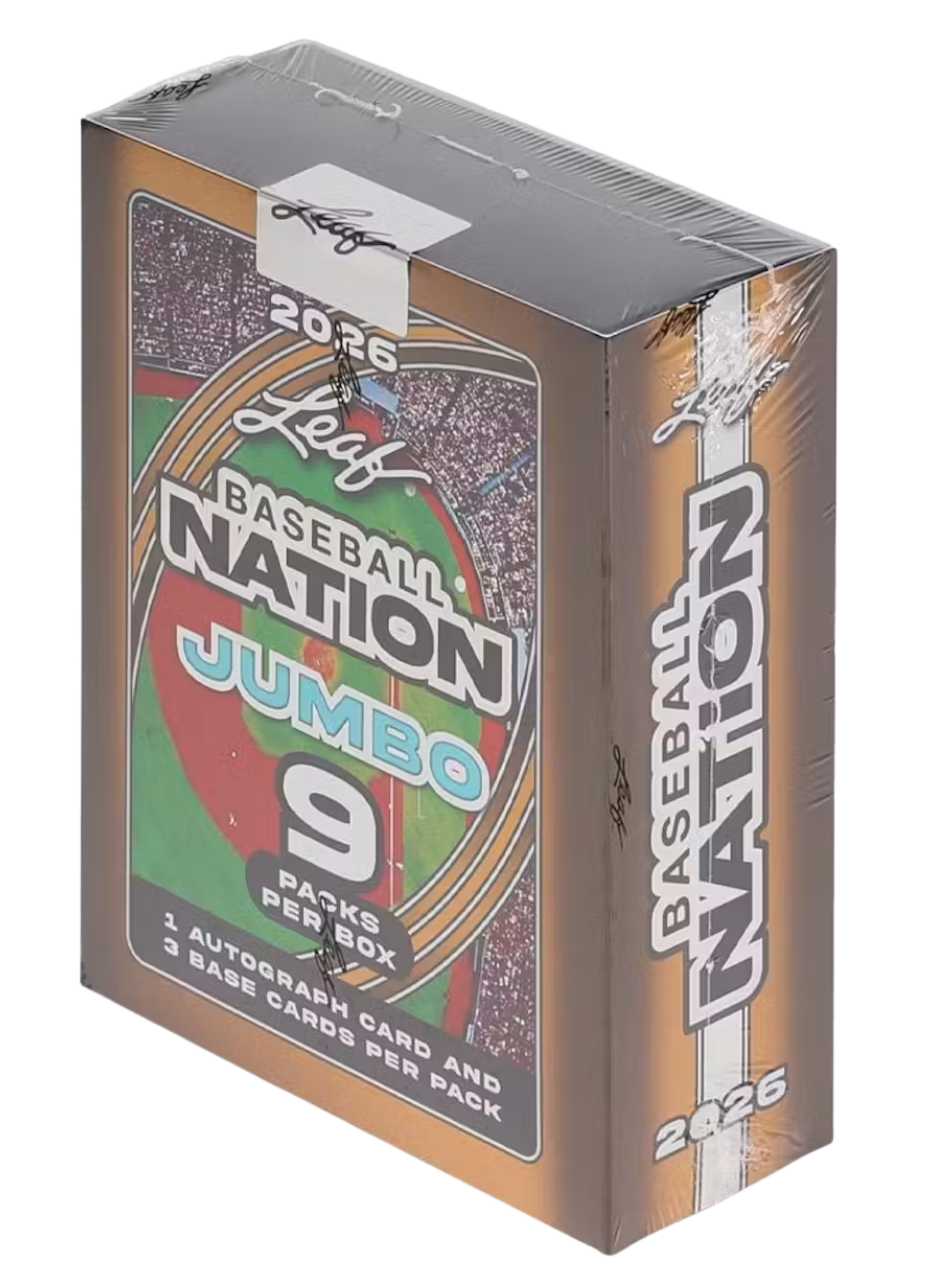 Baseball 2026 Leaf Baseball Nation Hobby Jumbo Box