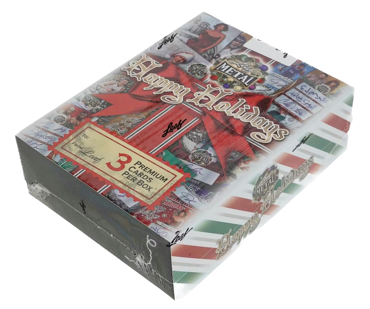 Pokémon 2025 Leaf Metal Happy Holidays Hobby Box