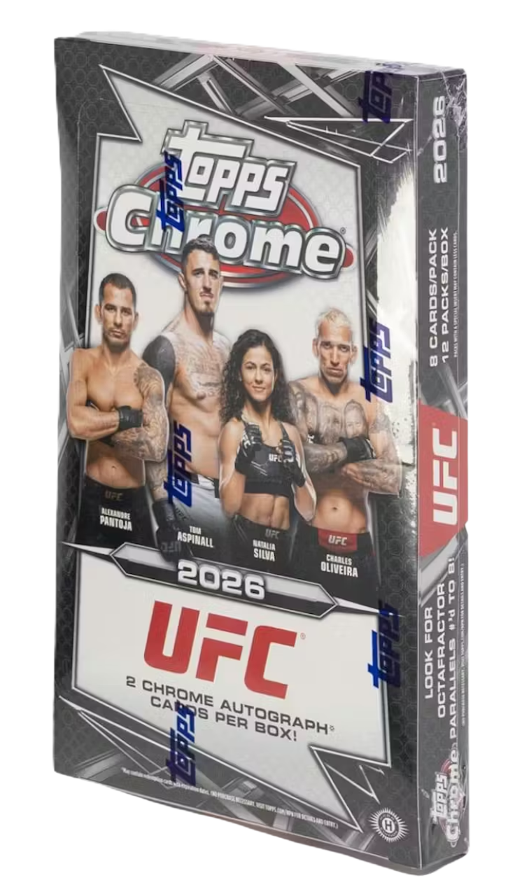 UFC MMA Topps 2026 Topps Chrome UFC Hobby Box