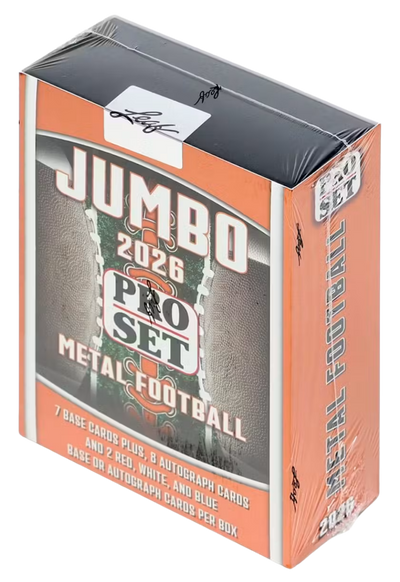 Sports 2026 Leaf Pro Set Metal Football Hobby Jumbo Box