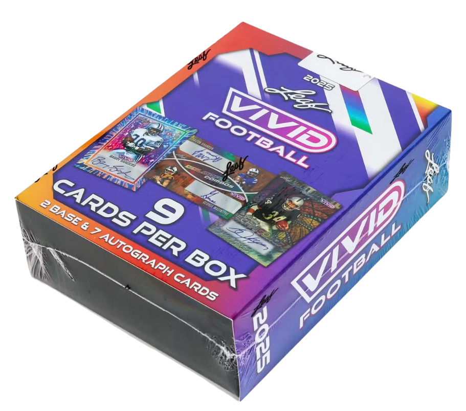 Sports 2025 Leaf Vivid Football Hobby Box