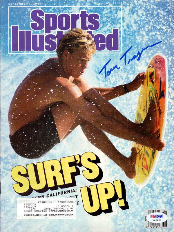Tom Trager Autographed Sports Illustrated Magazine PSA/Dna #X62877