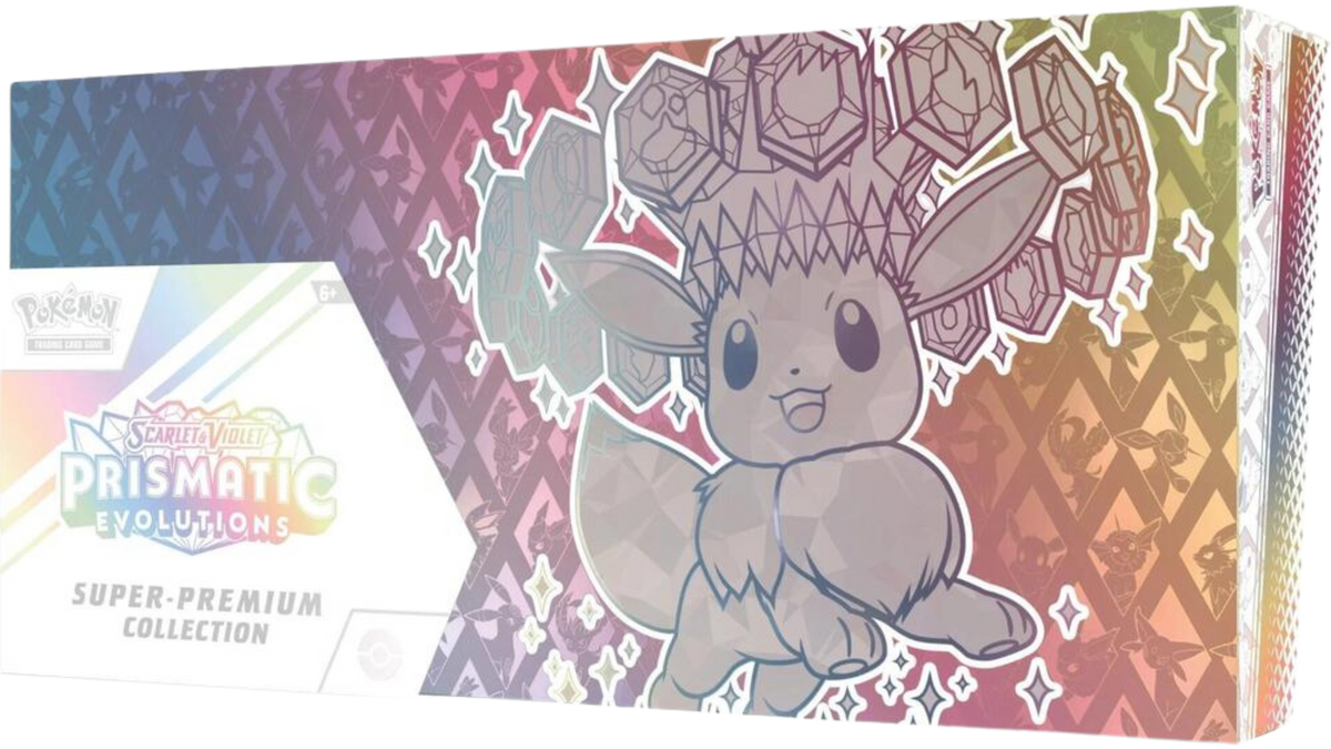 Pokémon 2025 Pokemon Prismatic Evolutions Super Premium Collection SV