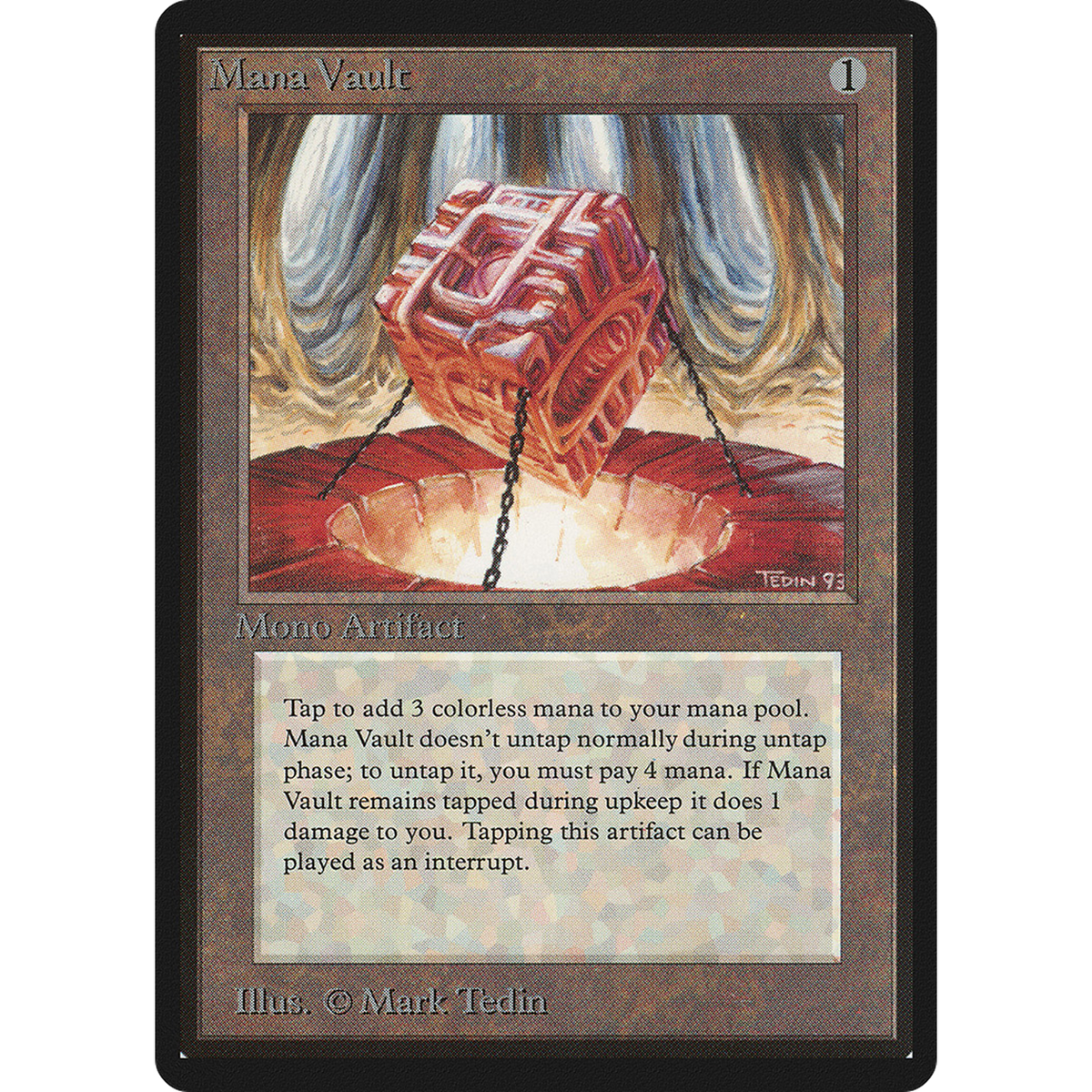 Magic The Gathering Mana Vault [Limited Edition Beta]