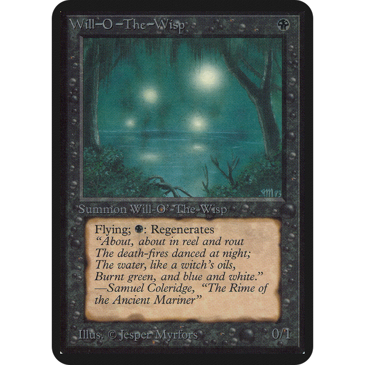 Magic The Gathering Will-O'-The-Wisp [Limited Edition Alpha]
