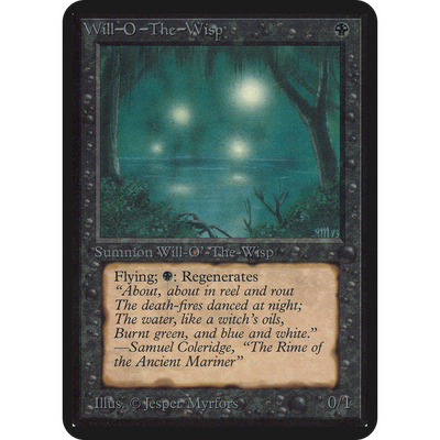 Magic The Gathering Will-O'-The-Wisp [Limited Edition Alpha]