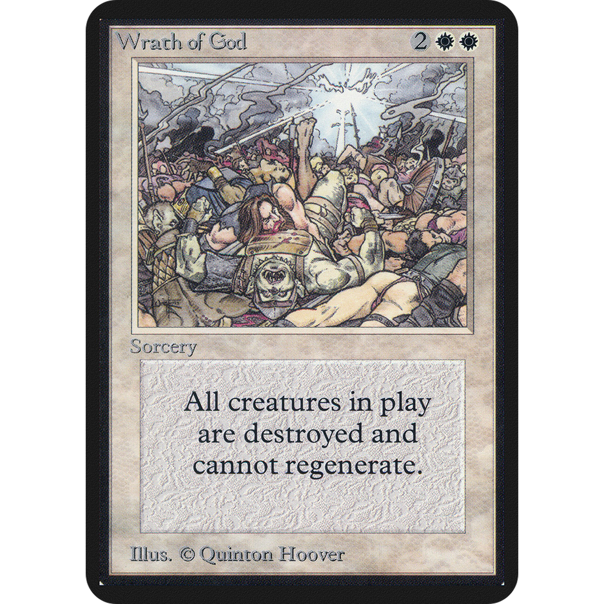 Magic The Gathering Wrath Of God [Limited Edition Alpha]