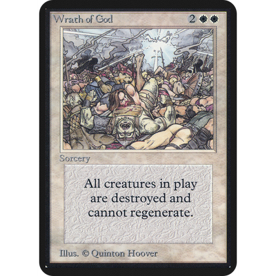 Magic The Gathering Wrath Of God [Limited Edition Alpha]