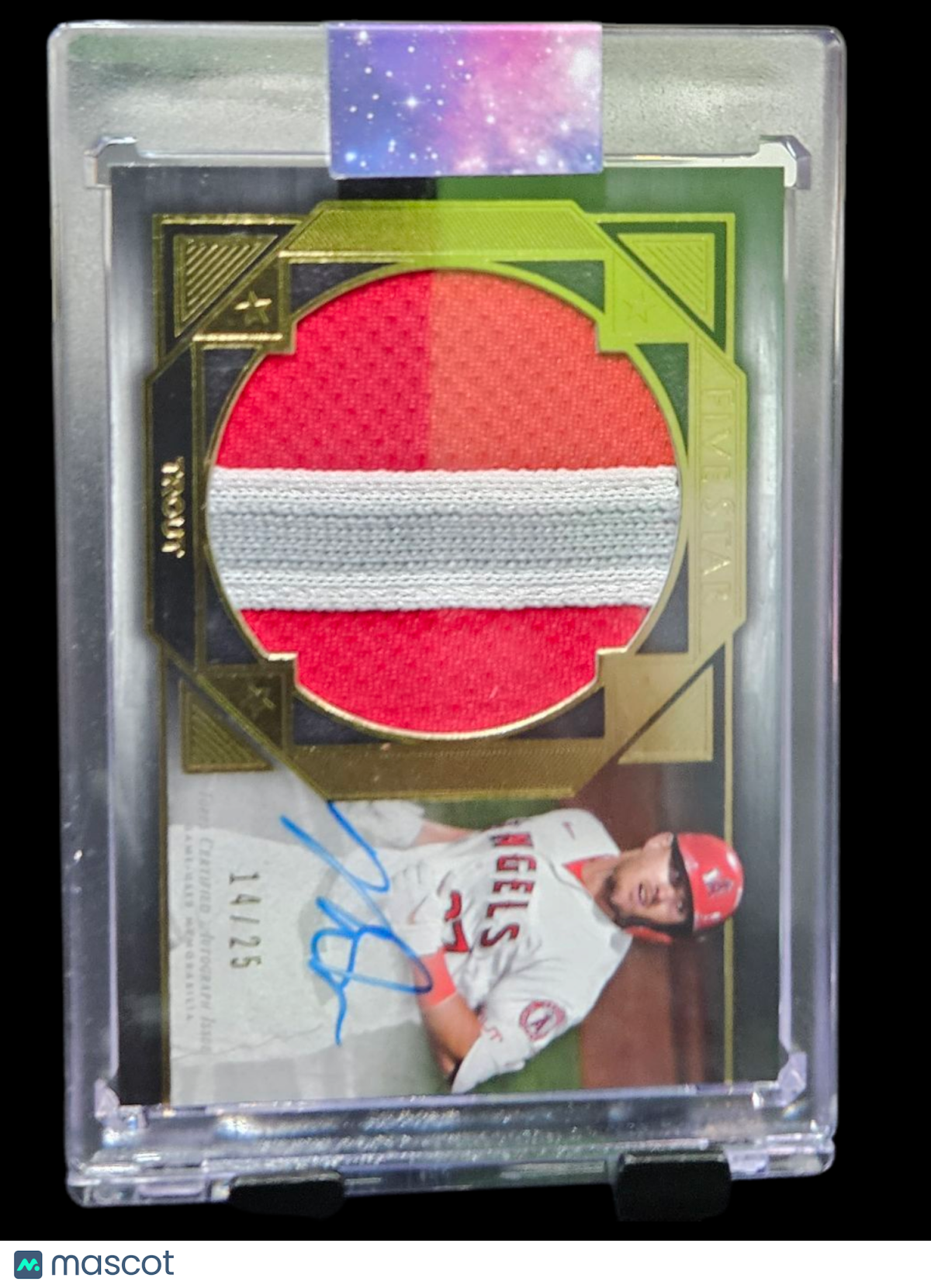 Sports Topps 2022 Topps Five Star Mike Trout #Fsa-Mt Autograph Jumbo Patch 14/25