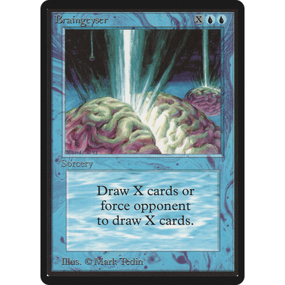 Magic The Gathering Braingeyser [Limited Edition Beta]