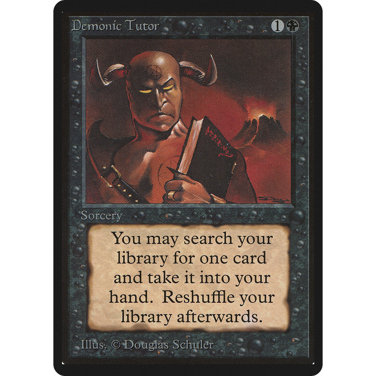 Magic The Gathering Demonic Tutor [Limited Edition Beta]
