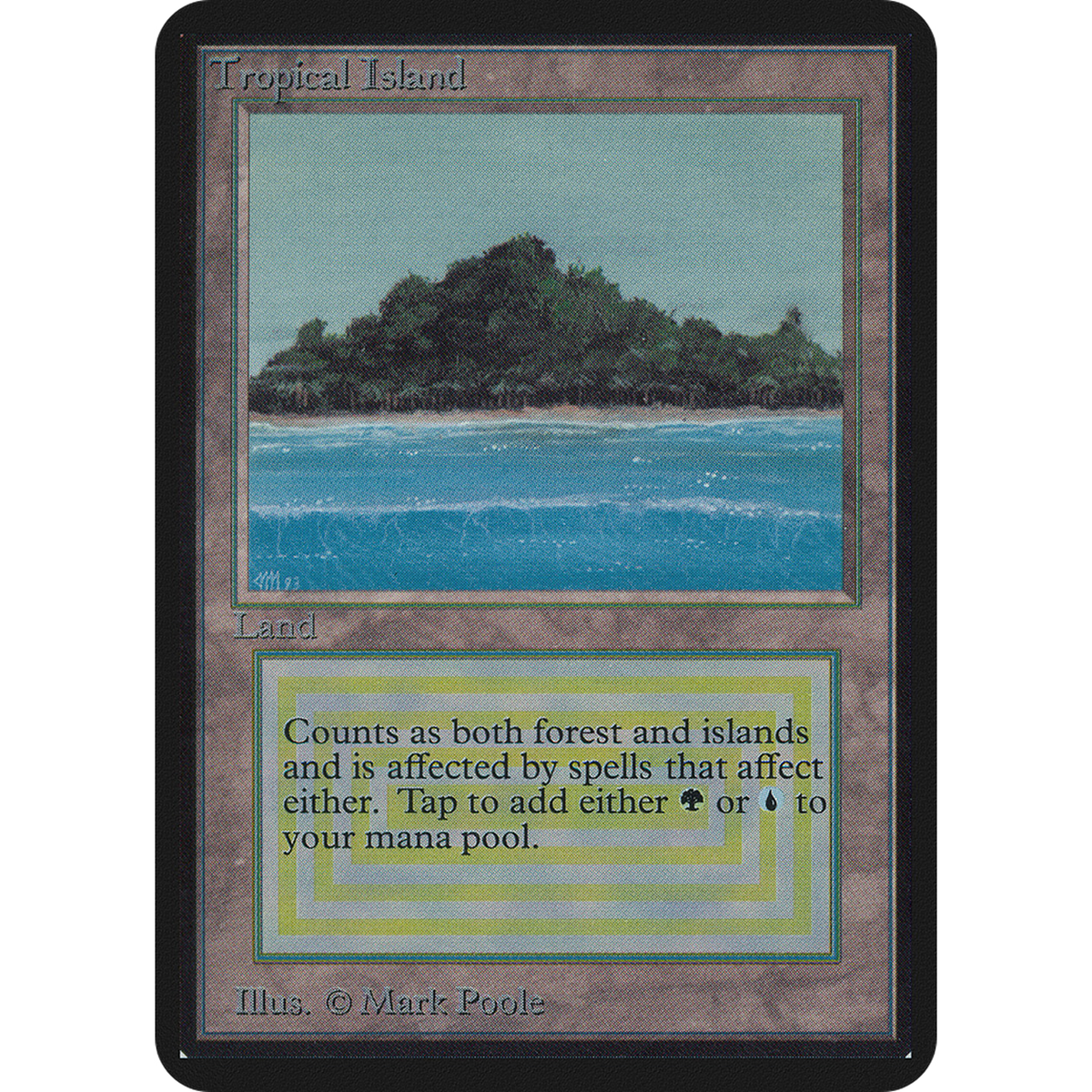 Magic The Gathering Tropical Island [Limited Edition Alpha]