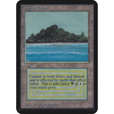 Magic The Gathering Tropical Island [Limited Edition Alpha]