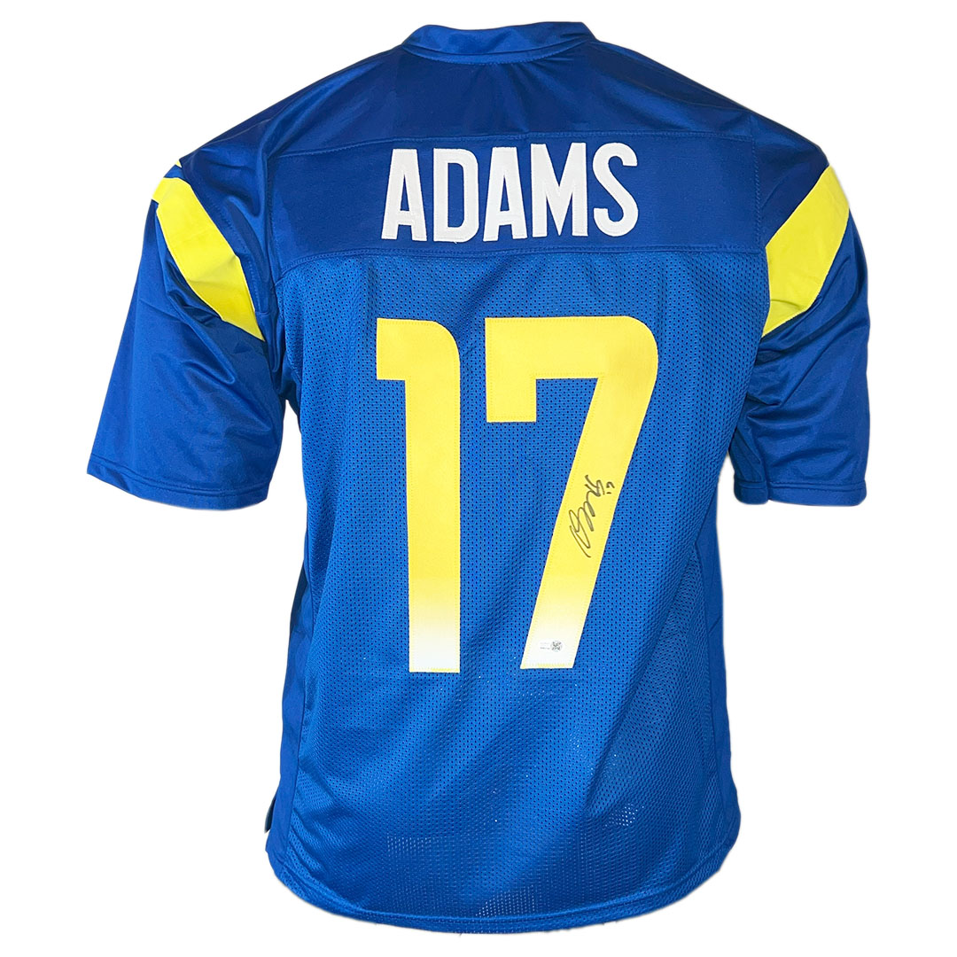 Davante Adams Signed Los Angeles Royal Blue Football Jersey (Jsa)