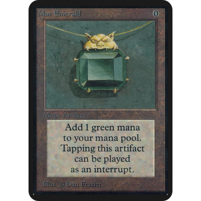 Magic The Gathering Mox Emerald [Limited Edition Alpha]