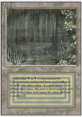 Magic The Gathering Bayou - Revised Edition (3ed)