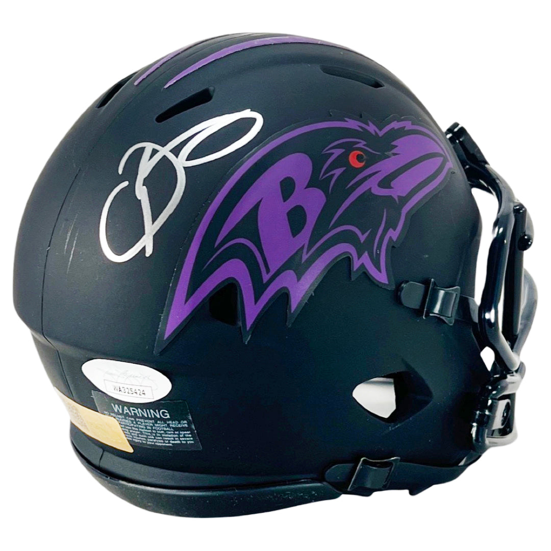 Odell Beckham Jr Signed Baltimore Ravens Eclipse Speed Mini Football Helmet (Jsa)