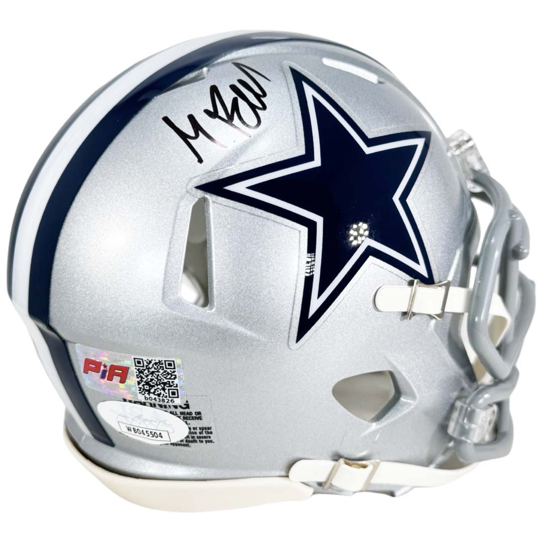 Markquese Bell Signed Dallas Cowboys Speed Mini Football Helmet (Jsa)