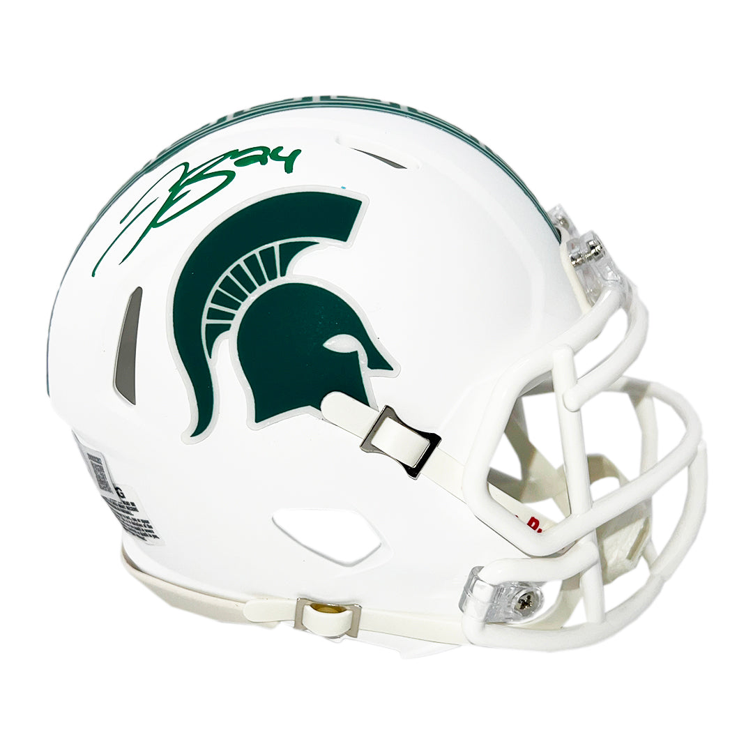 Le'veon Bell Signed Michigan State Spartans Speed Mini Football Helmet (Beckett)