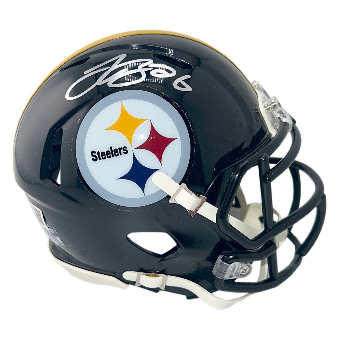 Le'veon Bell Signed Pittsburgh Steelers Speed Mini Football Helmet (Beckett)