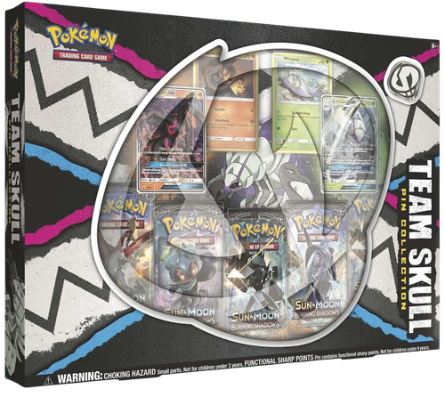 Pokémon Team Skull Pin Collection Box