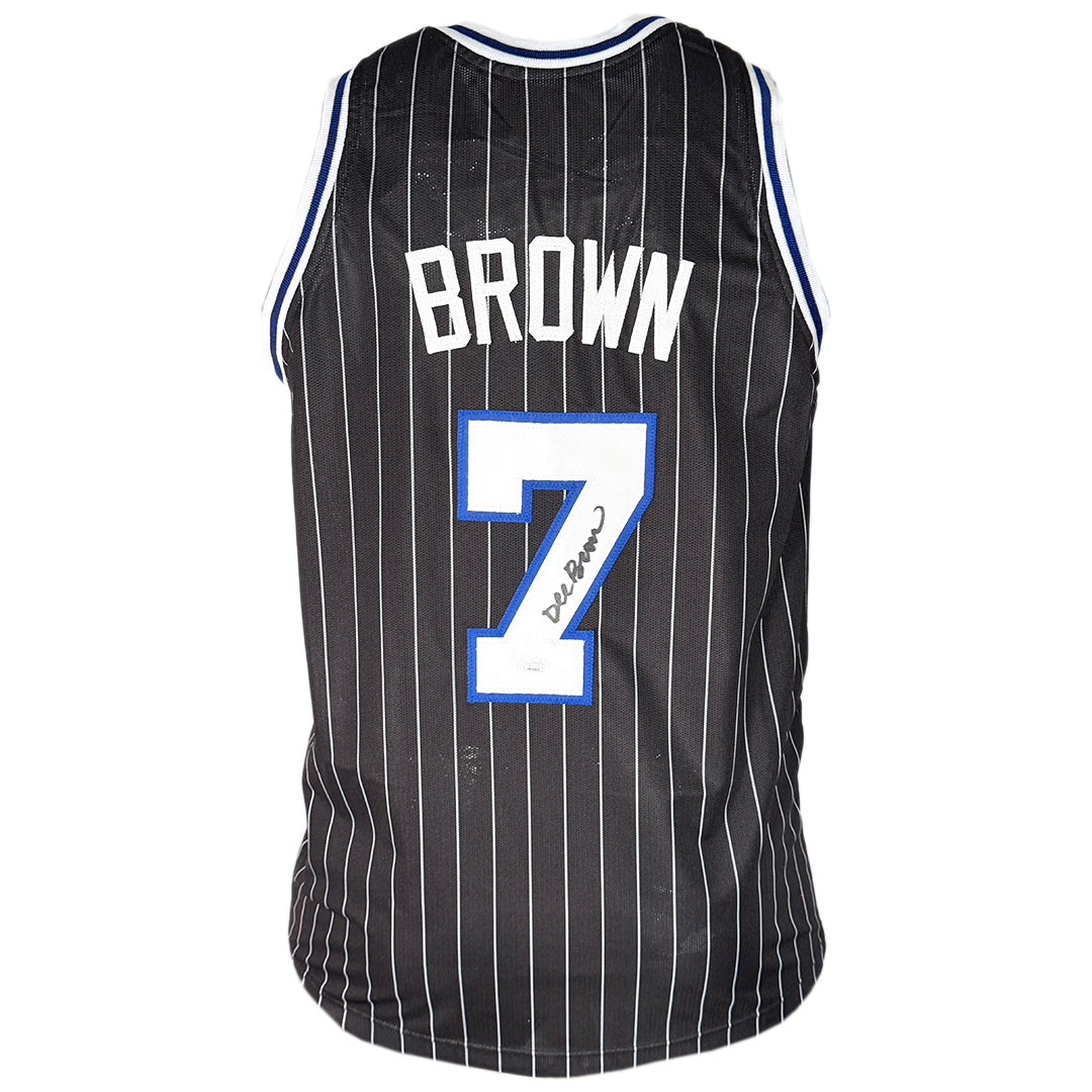 Dee Brown Signed Orlando Black Basketball Jersey (Jsa)