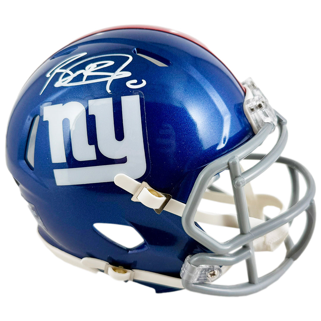 Brian Burns Signed New York Giants Speed Mini Football Helmet (Jsa)