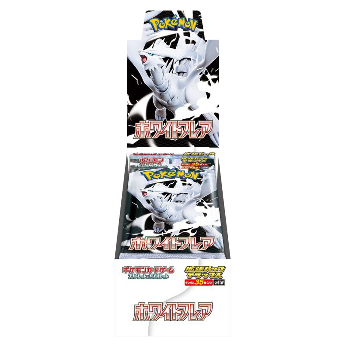 Japanese Pokémon - Sv11w - White Flare Deluxe (Fat Pack) - Booster Box (Black Bolt & White Flare)