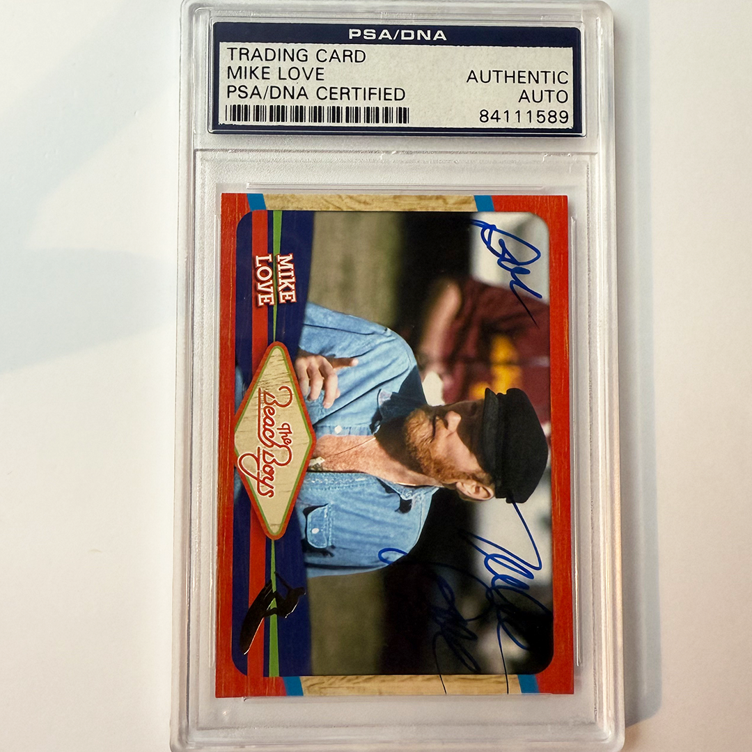Mike Love Beach Boys Signed 2013 Panini #72 PSA Auto Authentic
