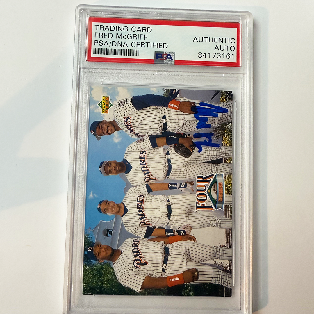 Fred Mcgriff Signed 1993 Upper Deck #474 PSA Auto Authentic