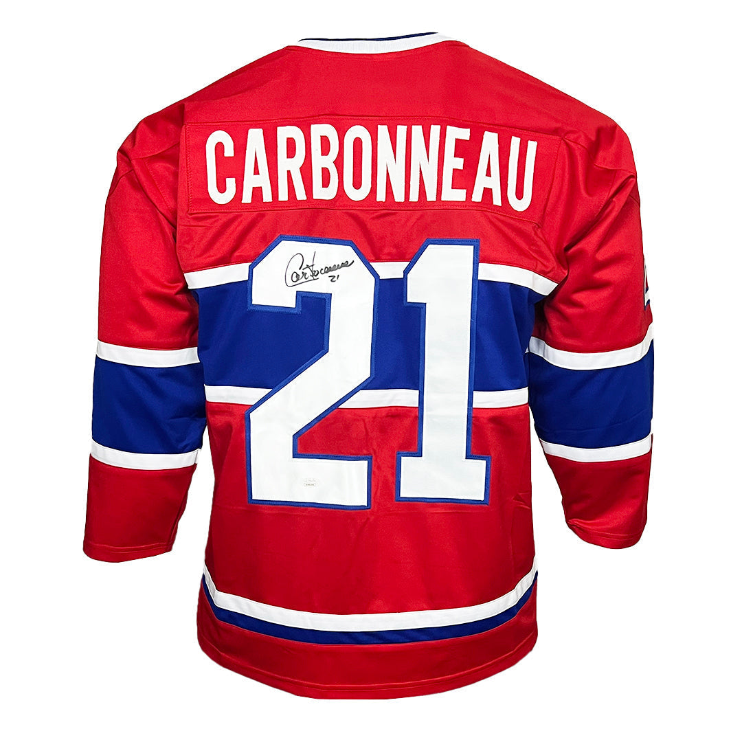 Guy Carbonneau Signed Montreal Red Hockey Jersey (Jsa)