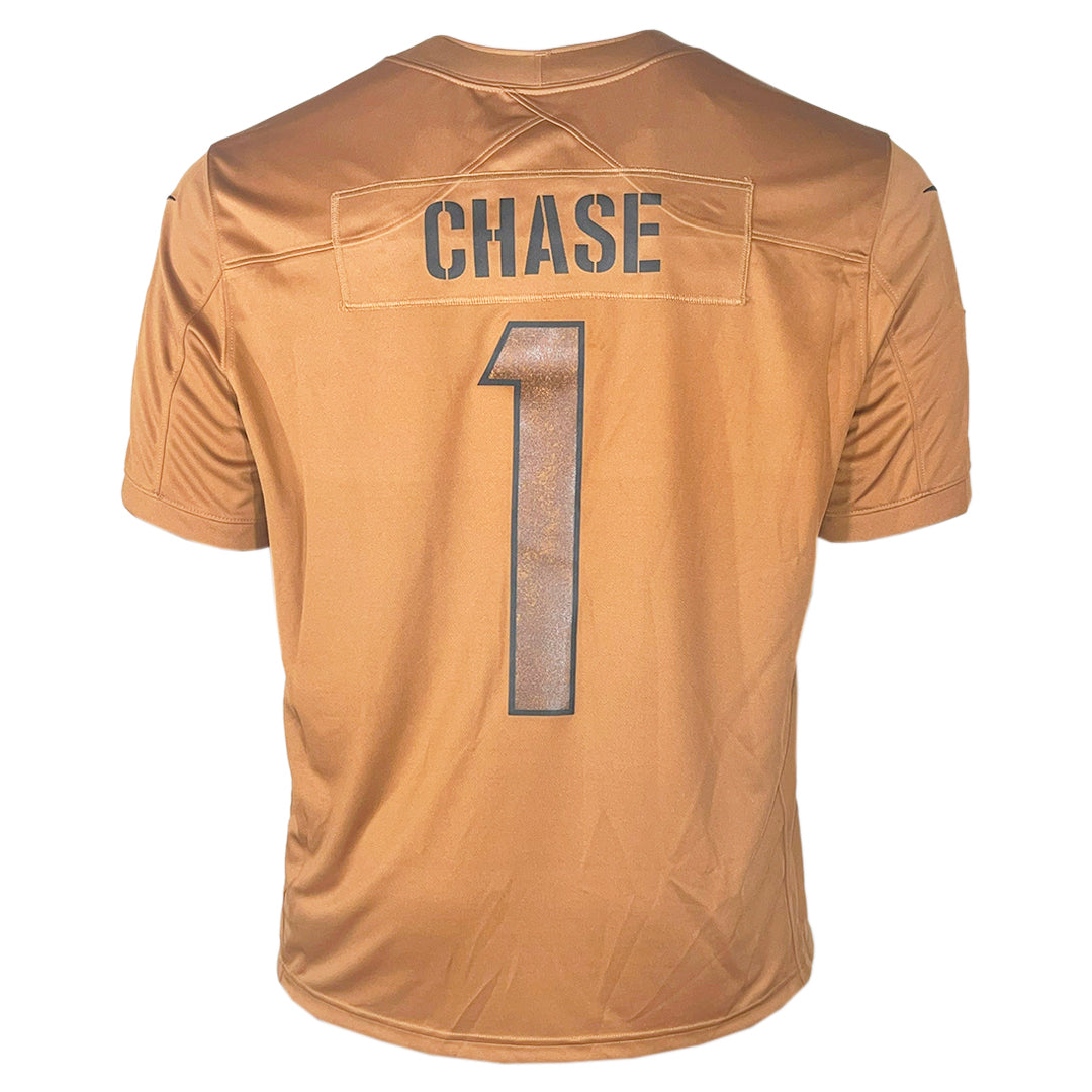 Ja'marr Chase Authentic Cincinnati Bengals Salute Xxl Unsigned Nike Football Jersey