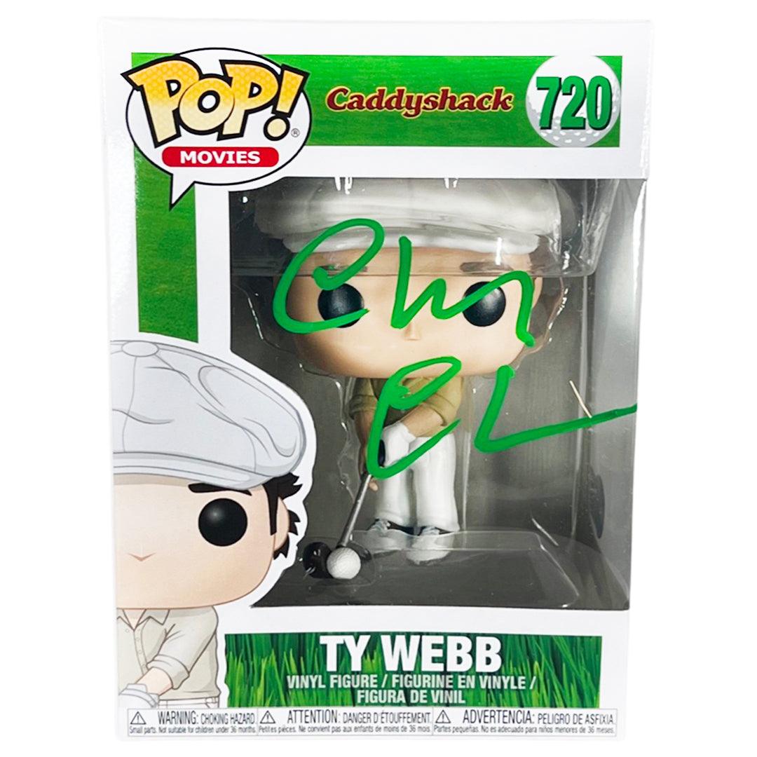 Chevy Chase Signed Ty Webb Caddyshack Funko Pop Vinyl Figure (Beckett)