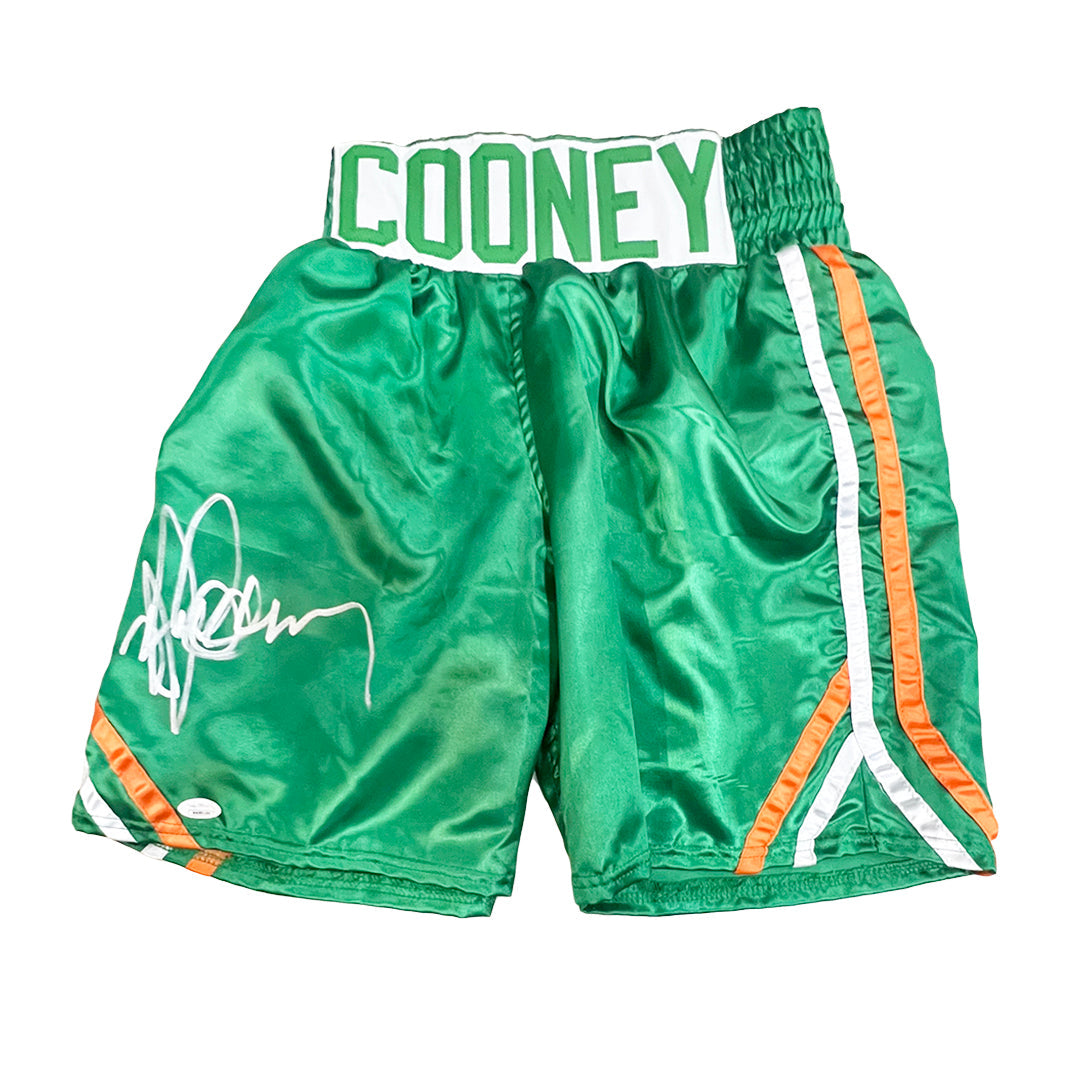 Gerry Cooney Signed Green Boxing Trunks (Jsa)
