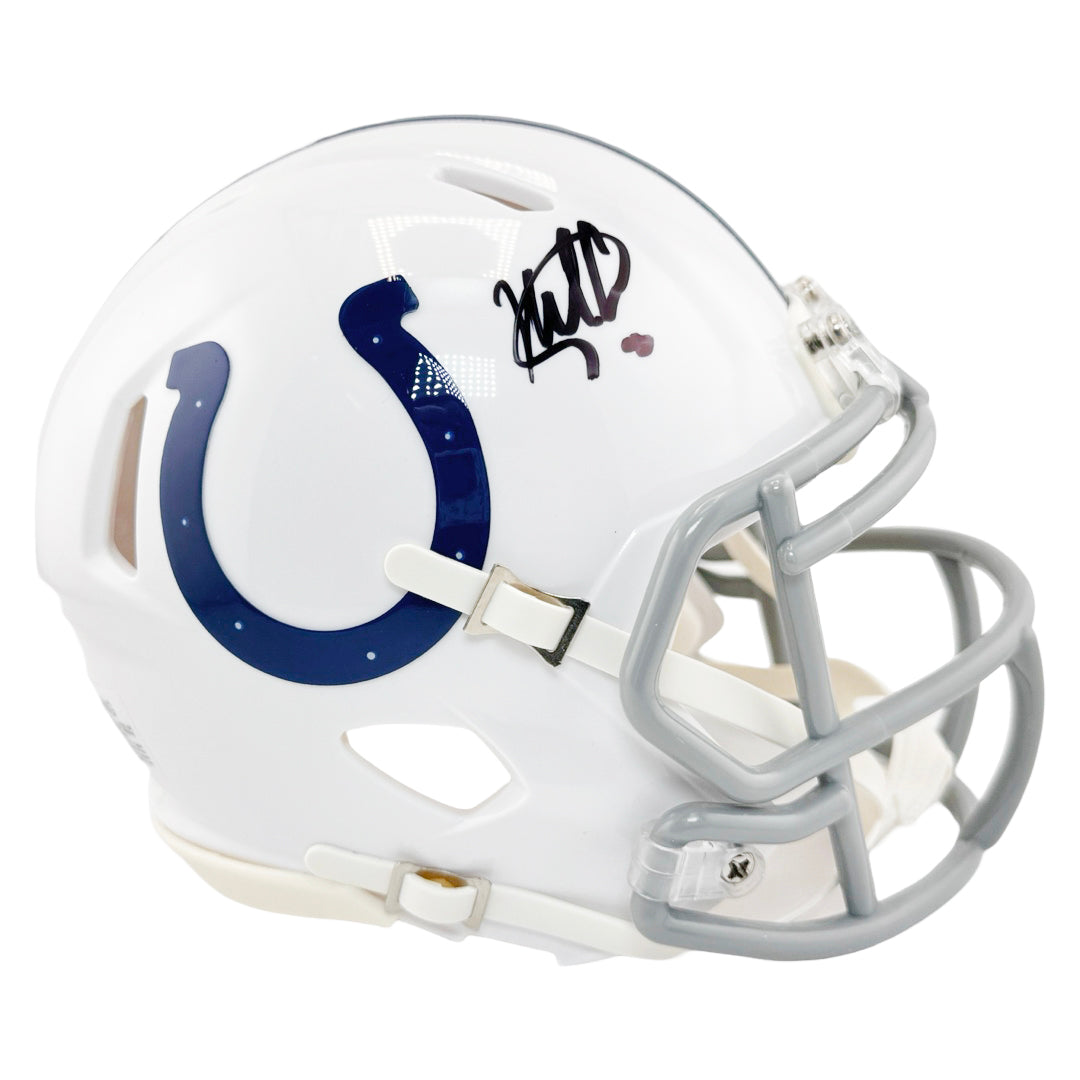 Nick Cross Signed Indianapolis Colts Speed Mini Football Helmet (Jsa)
