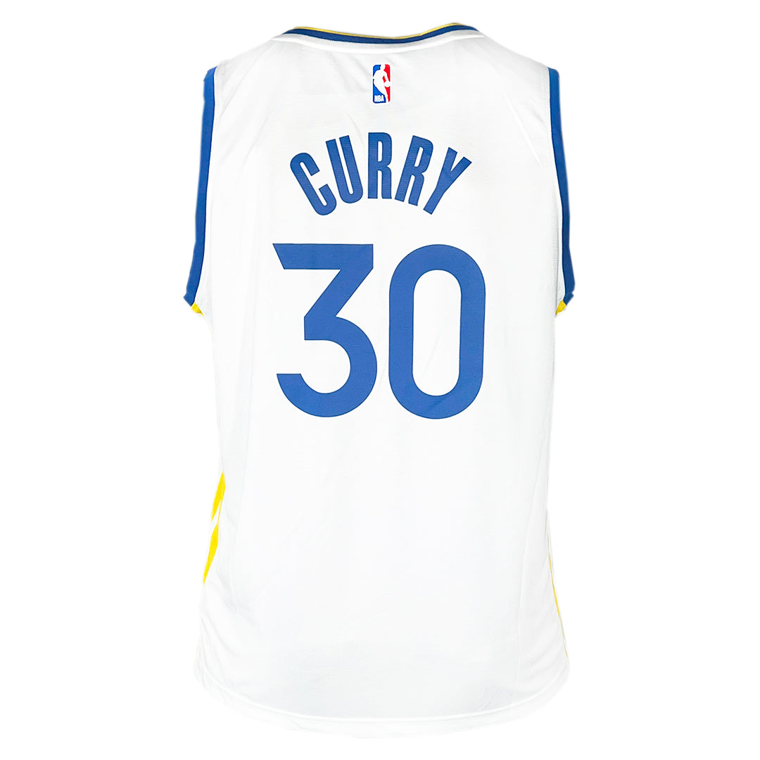 Steph Curry Authentic Golden State Warriors White Medium Unsigned Fanatics Basketball Jersey