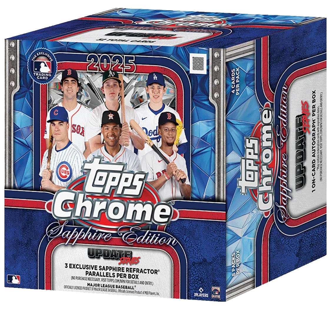 Baseball Topps 2025 Topps Chrome Update Baseball Sapphire Hobby Box