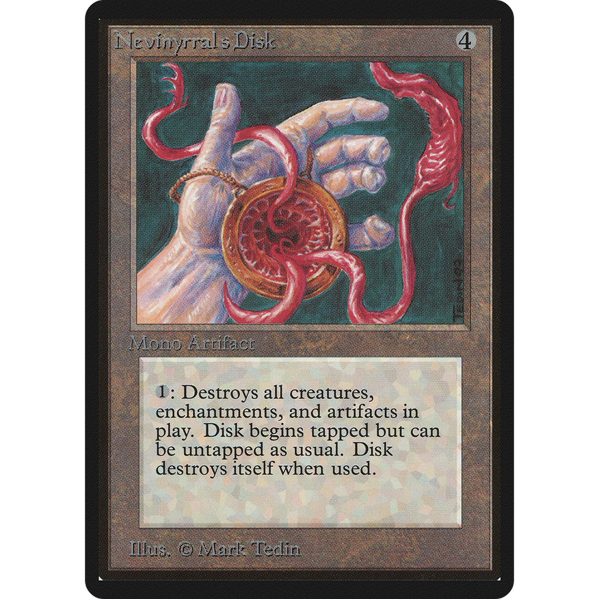 Magic The Gathering Nevinyrral'S Disk [Limited Edition Beta]