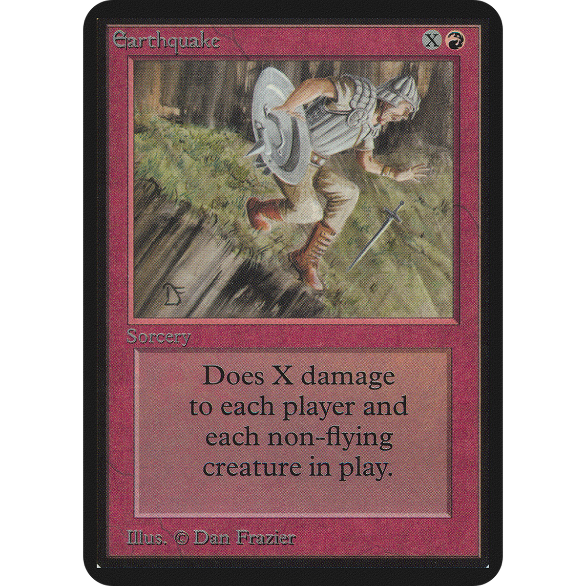 Magic The Gathering Earthquake [Limited Edition Alpha]