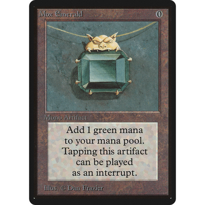 Magic The Gathering Mox Emerald [Limited Edition Beta]