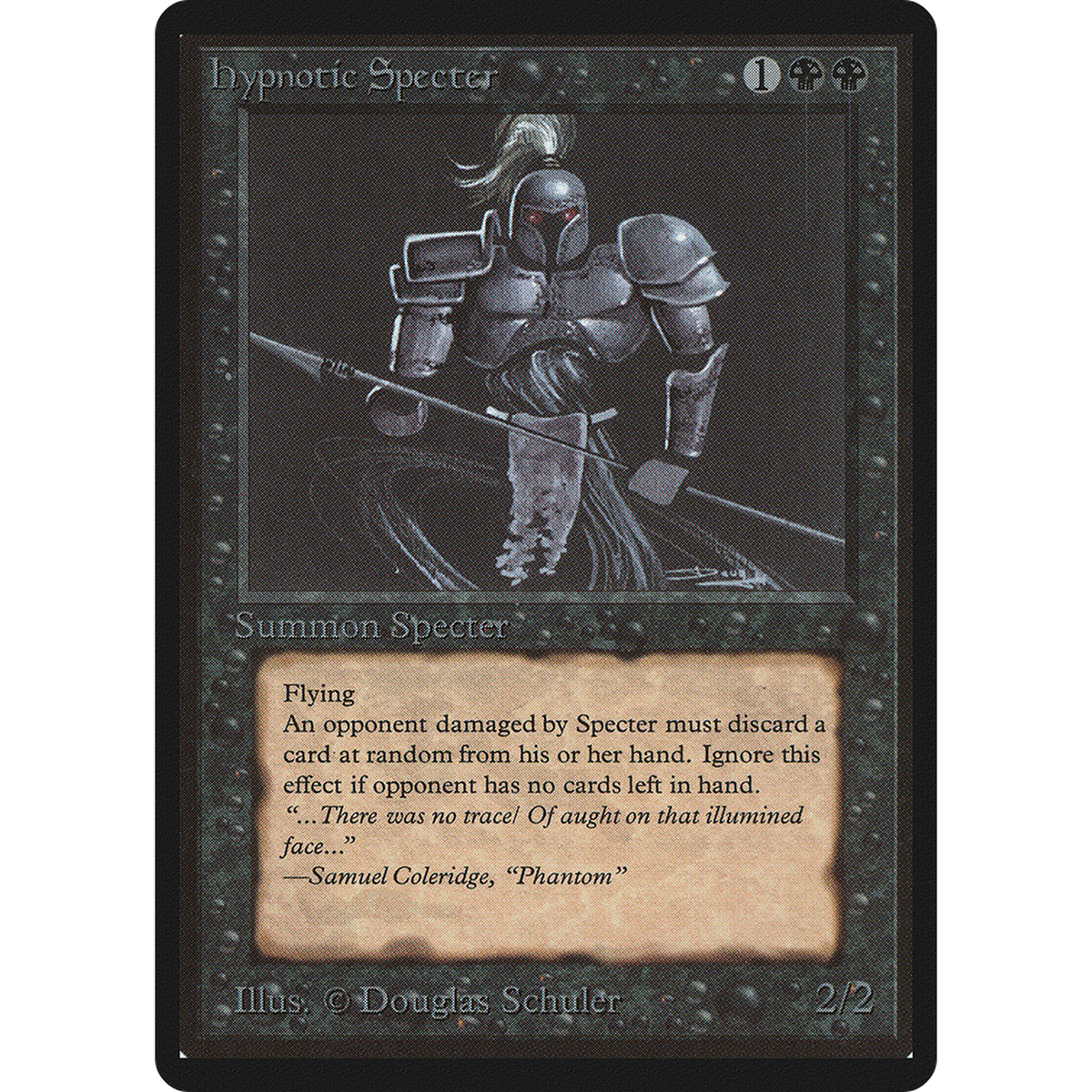 Magic The Gathering Hypnotic Specter [Limited Edition Beta]