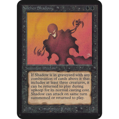 Magic The Gathering Nether Shadow [Limited Edition Alpha]