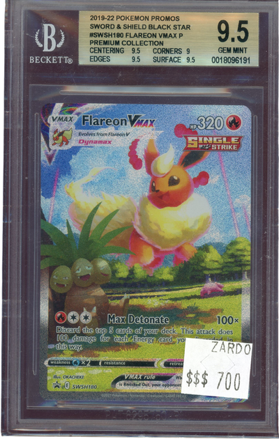 Pokémon BGS 9.5 Flareon VMAX Black Star Promo