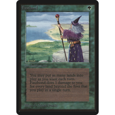 Magic The Gathering Fastbond [Limited Edition Beta]