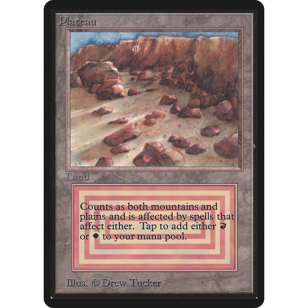 Magic The Gathering Plateau [Limited Edition Beta]