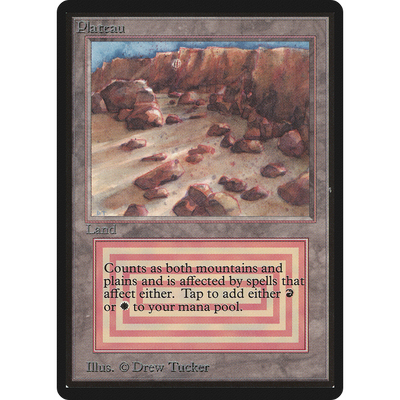 Magic The Gathering Plateau [Limited Edition Beta]