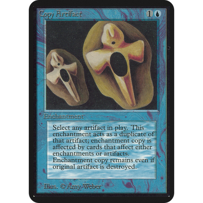 Magic The Gathering Copy Artifact [Limited Edition Alpha]